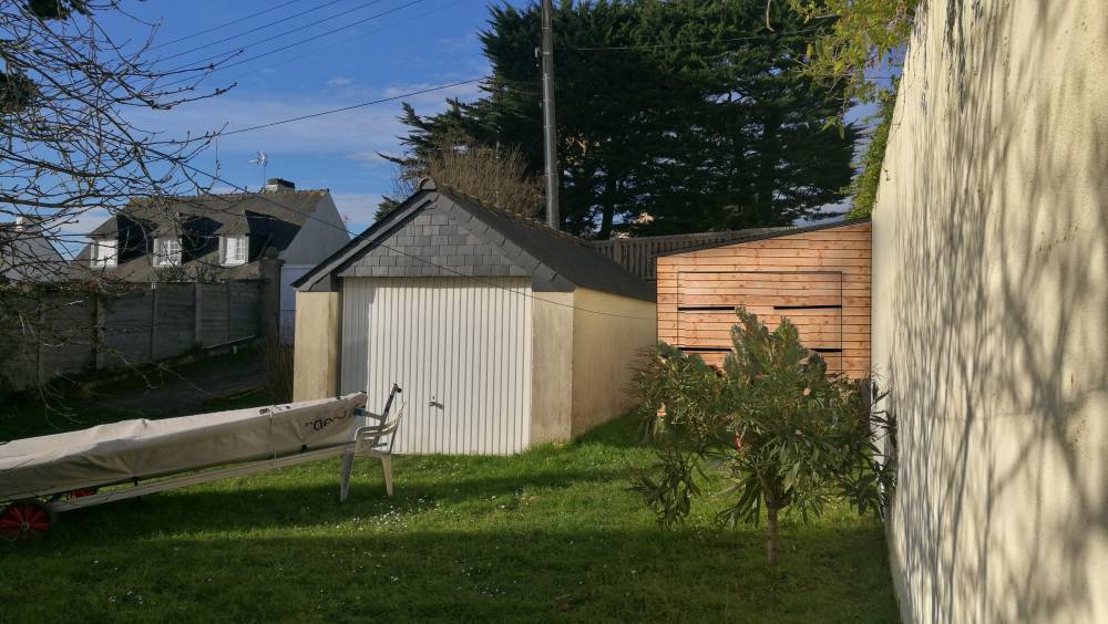 CHANTIER TERMINE/Attente photos-Projet d'architecture avec DP pour un abri de jardin sans suivi de travaux, Lancieux (22)